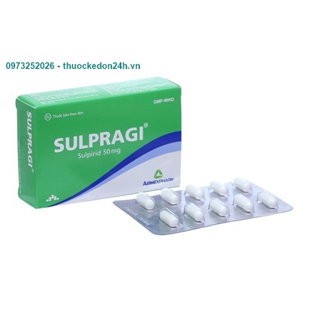 Sulpragi 50 mg - Điều Trị Chứng Rối Loạn Tâm Thần, Hội Chứng Tự Kỉ