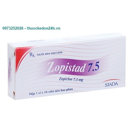 Zopista 7,5 - Điều trị rối loạn giấc ngủ