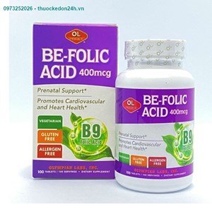 Be Folic Acid - Bổ Sung Acid Folic Cho Bà Bầu
