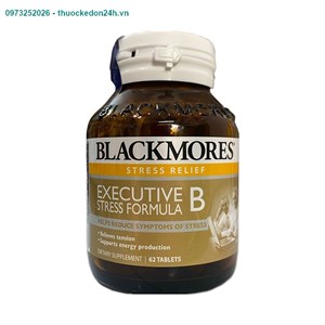 Blackmores Executive B Lọ 62 Viên – Giảm Stress, Căng Thẳng