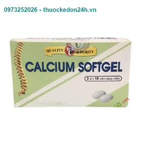 Calcium Softgel- Bổ sung DHA, EPA, Canxi, Vitamin D3