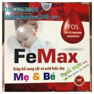 Femax – Viên uống bổ máu, bổ sung sắt và acid folic cho cơ thể