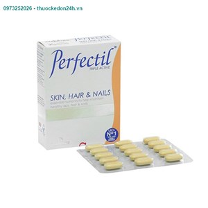 Vitabiotics Perfectil (hộp 30 viên) – Nôi dưỡng, làm đẹp da, tóc, móng chắc khỏe.