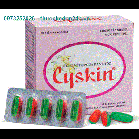 Cyskin hộp 12 vỉ- bổ sung vitamin và khoáng chất