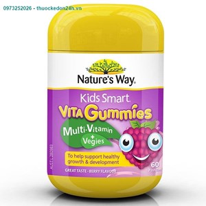 Kẹo Dẻo Vitamin Và Rau Quả Cho Bé Nature’S Way Kids Smart
