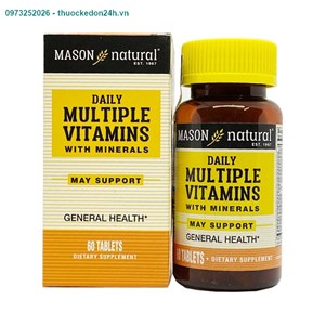 Daily Multiple Vitamins Hộp 60 Viên – Hỗ Trợ Sức Khỏe Tổng Quát