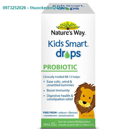 Kids Smart Drops Probiotic Lọ 20ml