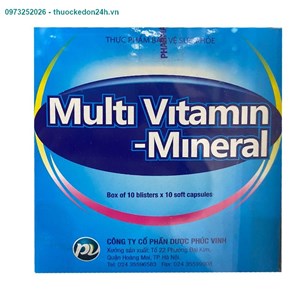MutilVitamin Mineral – Hộp 60 viên