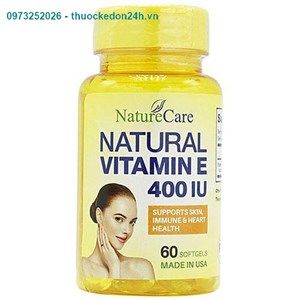 Naturecare Natural Vitamin E 400Iu 60 Viên