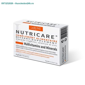Nutricare Multivitamins Hộp 30 Viên – Bổ Sung Các Vitamin