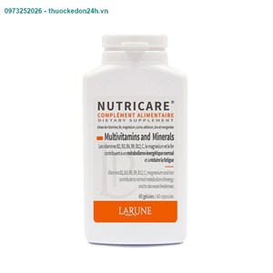 Nutricare Multivitamins Lọ 60 Viên – Bổ Sung Các Vitamin