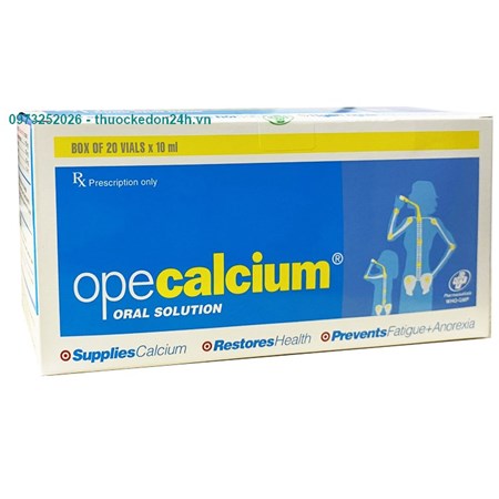 Opecalcium Hộp 20 ống