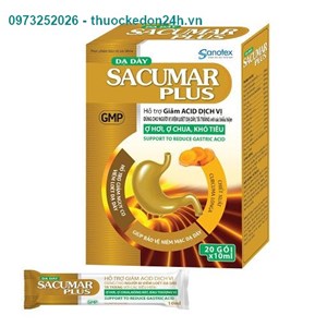Sacumar Plus – Hỗ Trợ Giảm Acid Dịch Vị Dạ Dày 