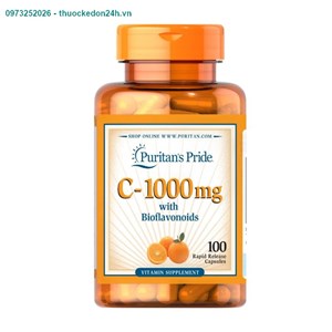 Puritan’s Pride C 1000mg Lọ 100 Viên – Bổ Sung Vitamin C