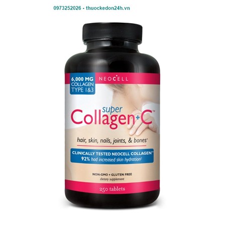 Super Collagen Neocell +C 6000 Mg (New), 250 viên