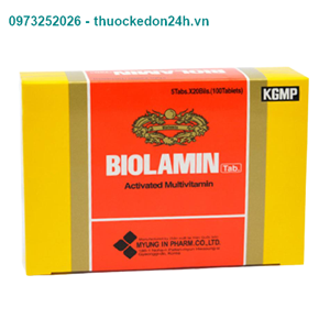 Thuốc bổ sung vitamin Biolamin Tab – 100 viên