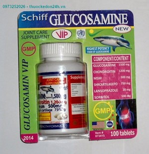 Thuốc Glucosamin Schiff 1500mg 100 Viên – Điều trị thoái hóa khớp