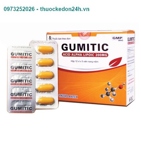 Thuốc Gumitic 200mg – Điều trị rối loạn cảm giác