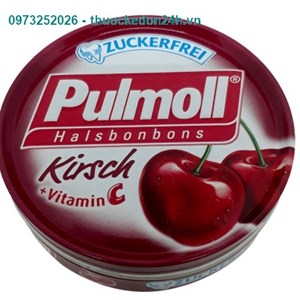 Pulmoll Kirsch – Kẹo Ngậm Ho Không Đường (Vị Cherry)