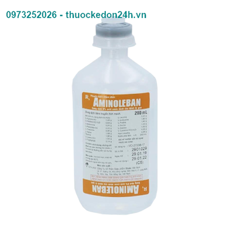 Thuốc tiêm Aminoleban 200Ml – Bổ sung acid amin