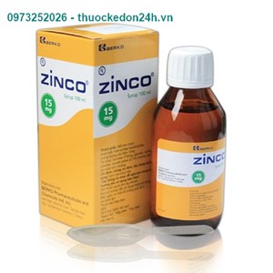 Thuốc Zinco Siro 100 ml- Thức uống bổ sung khoáng chất kẽm