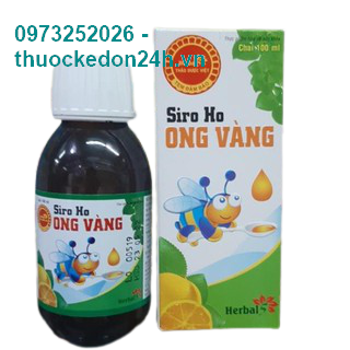 Ong Vàng – Siro Ho – Hộp 1 lọ 100 ml