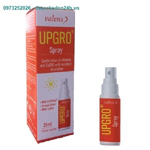 Upgro Spray chai xịt 25ml – Bổ sung các vitamin thiết yếu