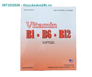 Viên Uống Bổ Sung Vitamin B1 – B6 – B12 Soft Gel