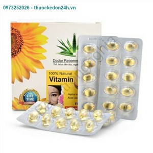 Viên uống bổ sung vitamin E 400