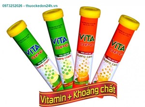Vita OPC – Bổ sung Vitamin và khoáng chất tăng sức đề kháng – Tuýp 20 viên