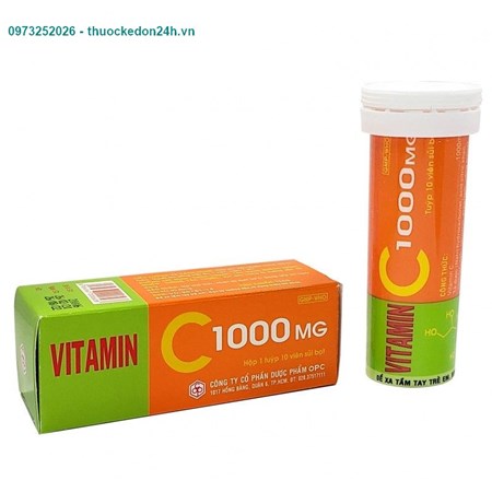 Vitamin C 1000mg – Bổ sung Vitamin cho cơ thể – Tuýp 10 viên