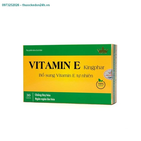 Vitamin E Kingphar 30 Viên – Viên Uống Bổ Sung