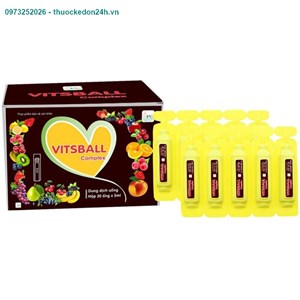 Vitsball Hộp 30 Ống – Phòng Ngừa Và Điều Trị Thiếu Vitamin C