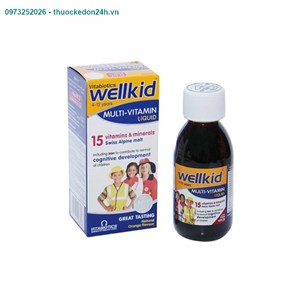 WellKid lọ 150ml – Giúp bổ sung vitamin, khoáng chất cho trẻ em