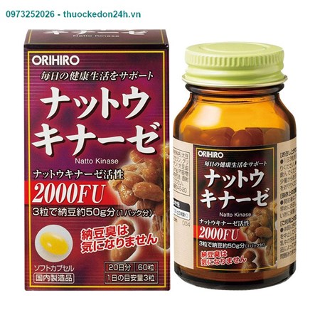 Nattokinase 2000Fu Orihiro – Thuốc chông đột quỵ