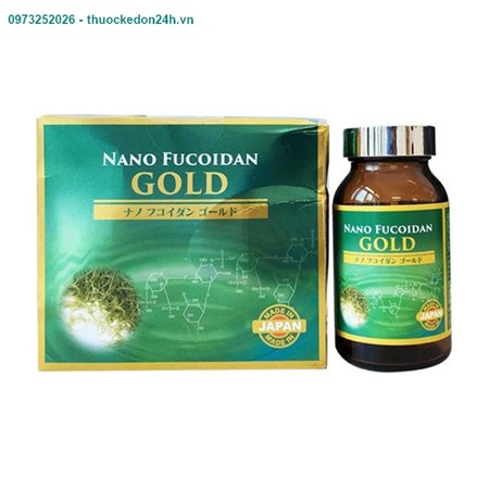 Nano Fucoidan Gold hộp 120 viên – Viên uống hỗ trợ điều trị ung thư