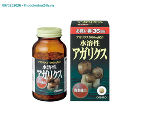 Nấm Agaricus Orihiro lọ 432 viên – Viên nấm chống ung thư