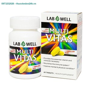 Thuốc Multi Vitas Lọ 60 Viên – Nâng Cao Sức Đề Kháng Cơ Thể