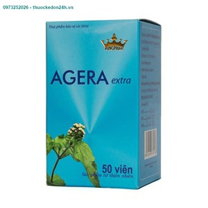 Thuốc Agera Extra Kingphar – Viên Uống Hỗ Trợ Điều Trị Viêm Mũi, Viêm Xoang – Hộp 50 viên
