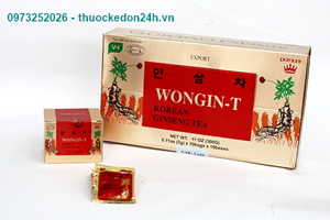 Trà nhân sâm Hàn Quốc Wongin – T Ginseng Tea – hỗ trợ bồi bổ cơ thể