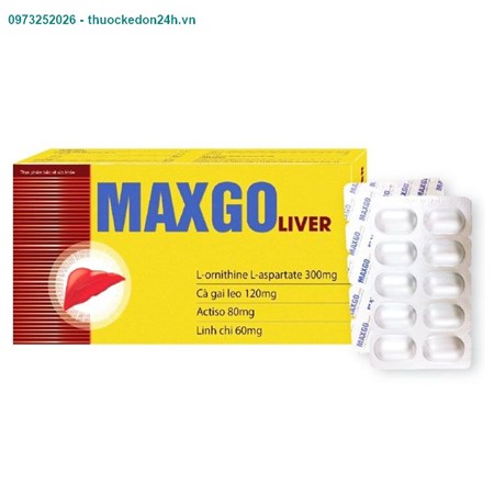 Thuốc Maxgo Liver Hộp 50 Viên – Giải Độc Gan, Mát Gan