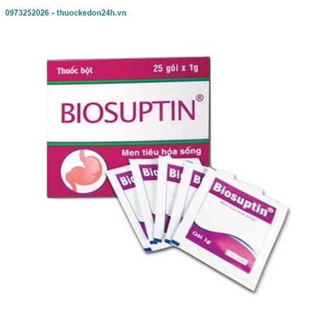 Biosuptin Hộp 25 Gói – Điều Trị Rối Loạn Tiêu Hóa