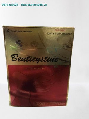 Beuticystine – viên uống làm đẹp da – Hộp 12 vỉ