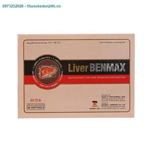 Liver Benmax Hộp 60 Viên – Tăng Cường Chức Năng Gan