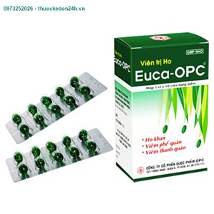 EUCA-OPC hộp 50 viên – Điều trị các chứng ho khan
