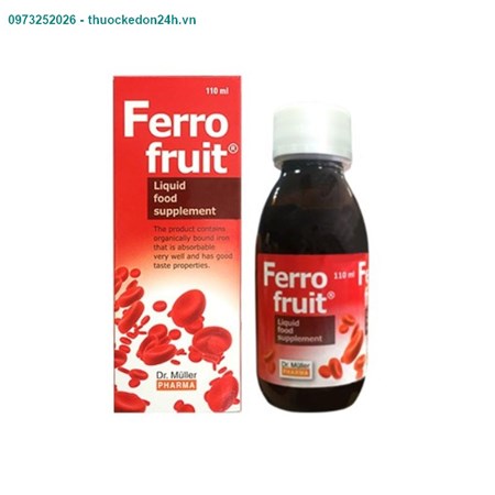 Ferro Fruit Lọ 110ml – Hỗ Trợ Nâng Cao Sức Đề Kháng