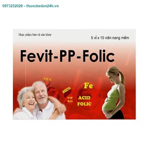 Fevit PP Folic Hộp 75 Viên – Bổ Sung Vitamin Và Khoáng Chất