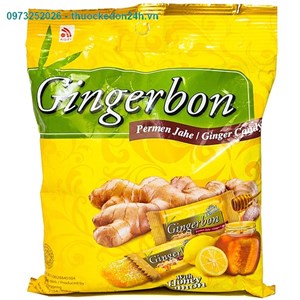 Gingerbon – Kẹo Gừng Chanh Mật Ong – 125G