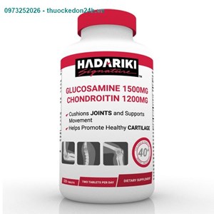 Glucosamine 1500mg Chondroitin 1200mg Lọ 220 Viên – Bổ Xương Khớp