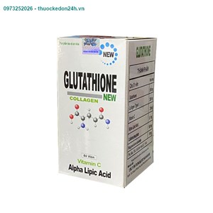Glutathione collagen hộp 60 viên – Hỗ trợ chống oxy hóa